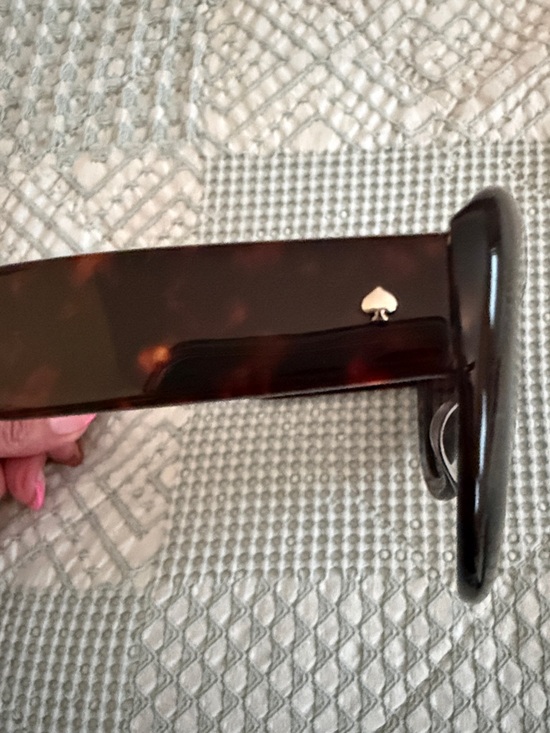Kate Spade Capri Tortoise Shell cat eye sunglasses with case main image 8